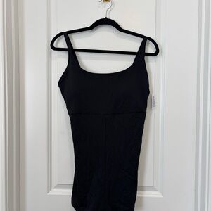 Black Swim Romper